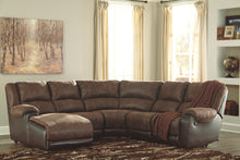 Load image into Gallery viewer, Nantahala Signature Design by Ashley 5-Piece Reclining Sectional with Chaise