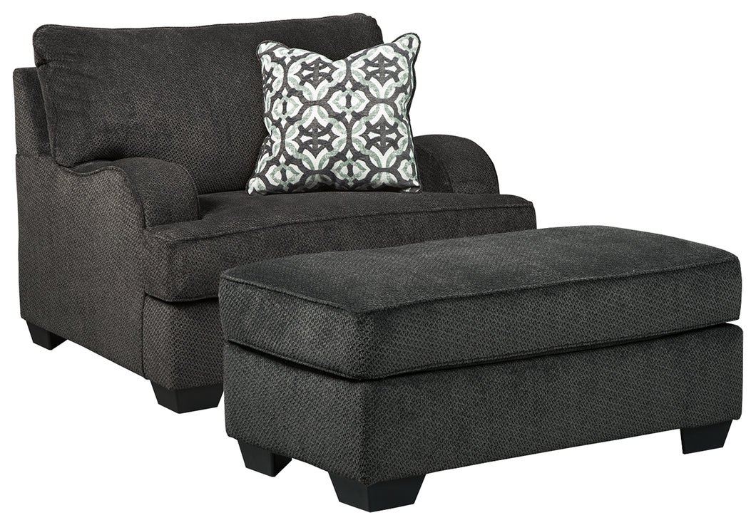 Charenton Benchcraft 2-Piece Chair and Ottoman Set