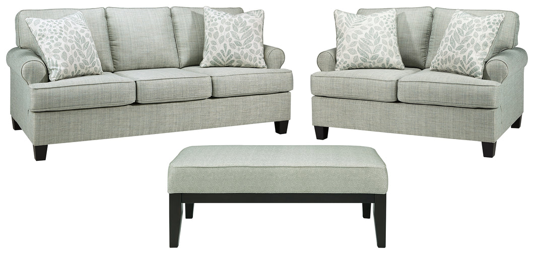 Kilarney Signature Design 3-Piece Living Room Set with Ottoman