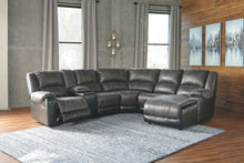 Load image into Gallery viewer, Nantahala Signature Design by Ashley 6-Piece Reclining Sectional with Chaise

