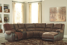 Load image into Gallery viewer, Nantahala Signature Design by Ashley 6-Piece Reclining Sectional with Chaise

