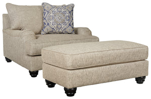 Reardon Signature Design 2-Piece Chair with Ottoman