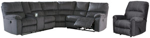 Urbino Signature Design Contemporary Power Reclining 4-Piece Living Room Set