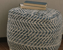 Load image into Gallery viewer, Chevron Signature Design by Ashley Pouf
