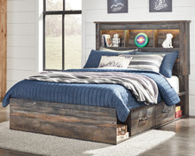 Load image into Gallery viewer, Drystan Signature Design by Ashley Bookcase Bed with 2 Storage Drawers
