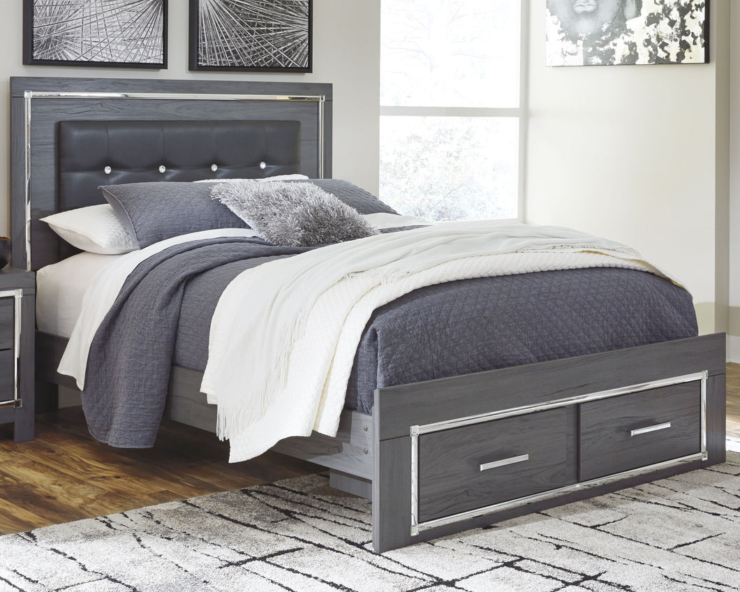 Lodanna Signature Design by Ashley Queen Panel Bed with 2 Storage Drawers