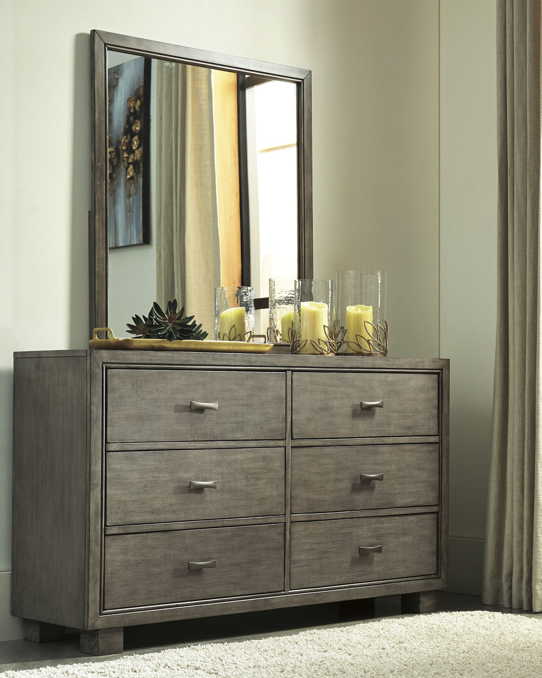 Arnett Signature Design by Ashley Dresser and Mirror