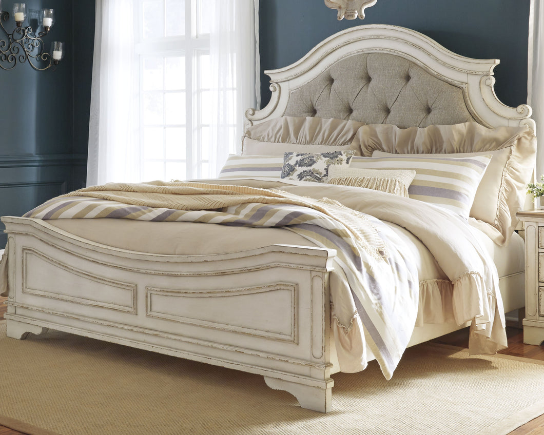 Realyn Signature Design by Ashley King Upholstered Panel Bed