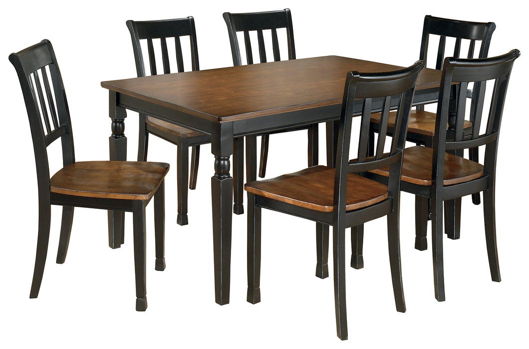 Owingsville Signature Design 7-Piece Dining Room Set
