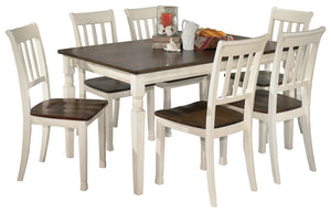 Whitesburg Signature Design 7-Piece Dining Room Set
